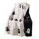 thumbnail image 3 of Manta De Felpa De Halloween Linda Ligera Aire Acondicionado Manta Manta Grande Negro, 3 of 5