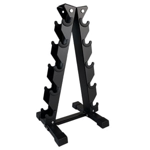 Linea Sport - Rack Para Mancuernas De 5 Pares Estructura Vertical De Acero