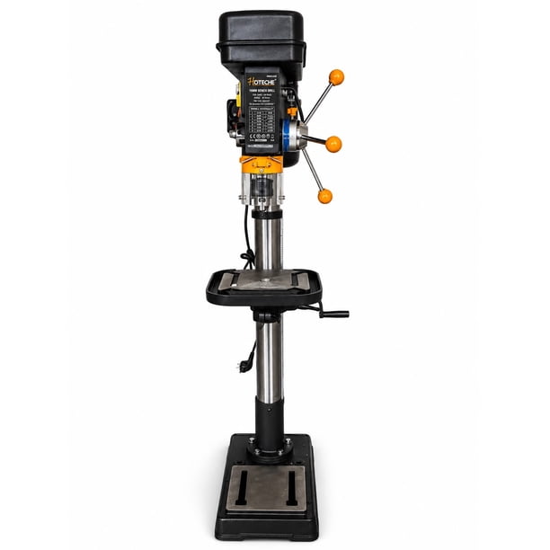 Taladro de Pedestal Hoteche P805002 16 mm – 450W Precisión profesional para taller, metalmecánica y carpintería