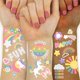 thumbnail image 1 of Tatuajes Temporales Brillantes de Unicornio Gabizafia – 118 Piezas, 1 of 8