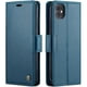 thumbnail image 1 of CaseMe tipo cartera iPhone 11 con cierre magnético, RFID, tarjetero, soporte, carga inalámbrica, 1 of 5
