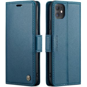 Caseme Tipo Cartera Iphone 11 Con Cierre Magnético, Rfid, Tarjetero, Soporte, Carga Inalámbrica