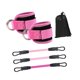 thumbnail image 1 of 3 Piezas De Bandas De Resistencia Para Tobillos Con Puños Para Entrenamiento De Fuerza, Color Rosa, 1 of 3