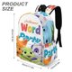 thumbnail image 3 of Fiesta de Palabras-theme Backpack, Campus style schoolbag Bookbag with Adjustable Shoulder Straps And Large Zip Compartment, Unisex Travel Bags.42x30x15cm, 3 of 6