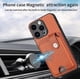 thumbnail image 3 of Funda Billetera Tejida para iPhone 15 Pro con Soporte y Tarjetero Marrón, 3 of 5