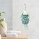 thumbnail image 4 of Toalla mano bolita felpa conejo secado rápido diseño animal 3D baño verde, 4 of 8
