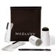 thumbnail image 1 of Kit de plantillas para cejas MADLUVV, fácil de usar, con 9 formas y bolsa, 1 of 8