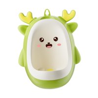 Magideal - Entrenador De Orina Para Niños, Orinal Con Objetivo De Puntería, Urinarios Para Entrenamiento De Baño, Entrenador De Orinales De Dinosaurio Para Niños Verde