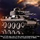 thumbnail image 4 of Kit de construcción de juguetes para tanques militares de la Segunda Guerra Mundial T-34 soviéticos y Panzer 38 alemanes (t), 4 of 8