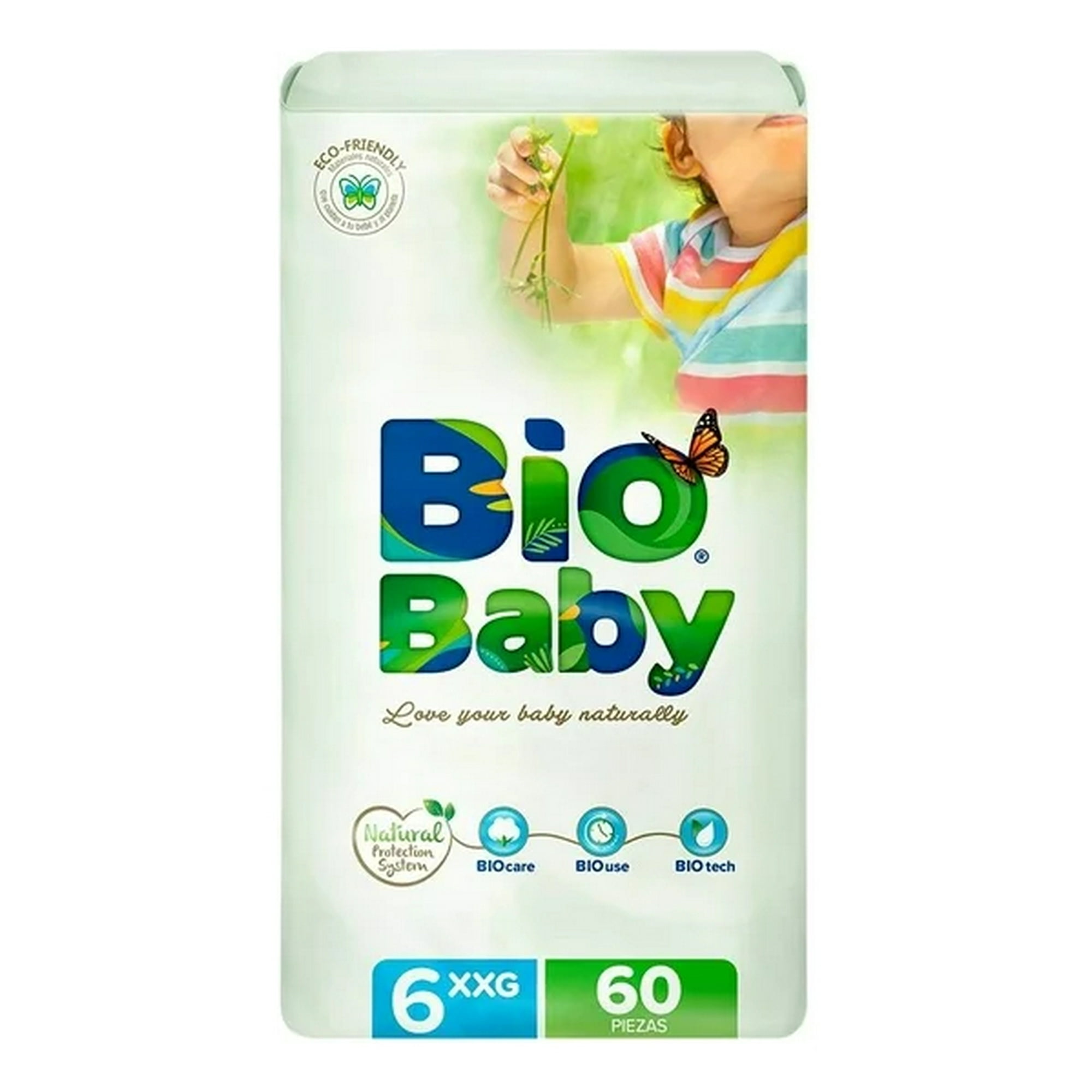 Chicolastic - Pañales Bio Baby Ecológicos Talla 6 Xxg 60 Piezas.