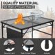 thumbnail image 5 of Mesa de parrilla plegable Pnbfhn portátil para acampar, 90 x 60 cm, negra, 5 of 7