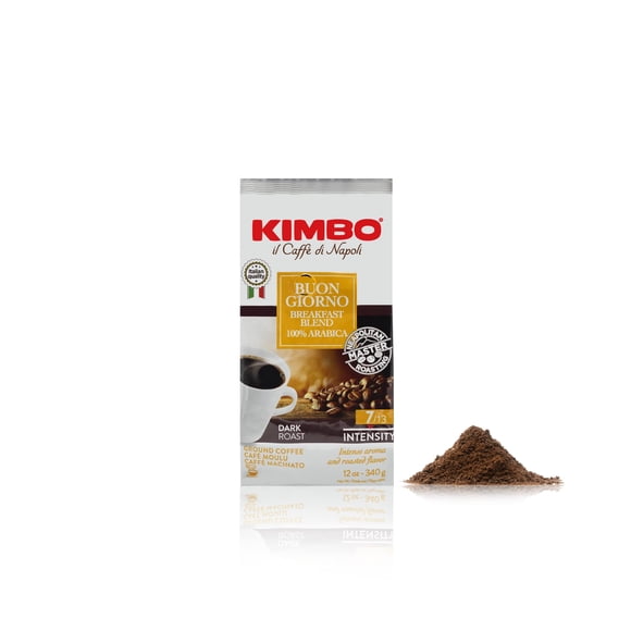 Café molido Kimbo Buongiorno Breakfast Blend 100% arábica