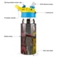 thumbnail image 3 of Deadpool y Wolverine Botella de Agua con Tapa Pop Top de Un Toque, Acero Inoxidable, a Prueba de Fugas, para Deportes, Botella Infantil azul 12 oz, 3 of 6