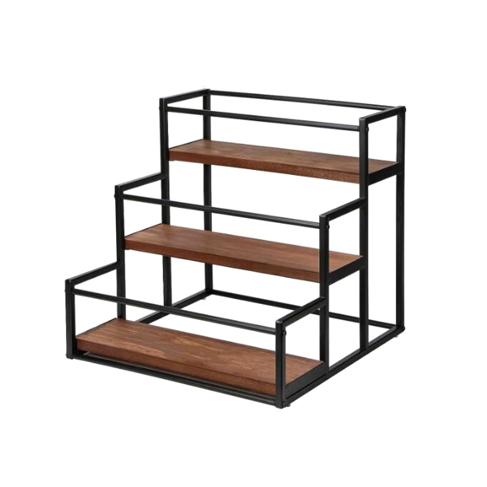 Magideal - Estante De Exhibición De Botellas De Jarabe, Estante De Especias, Estante De Almacenamiento, Organizador De Condimentos, Estante De Vino Para Estación