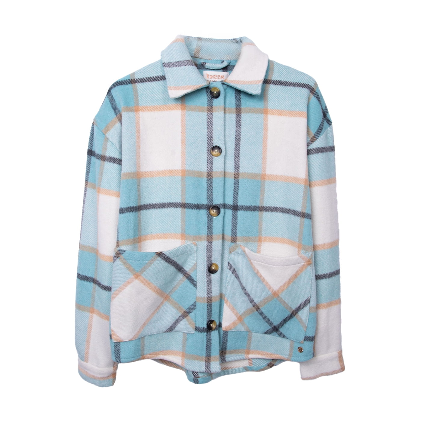 Pillin - Sobre Camisa Niña Cuadrille Verde