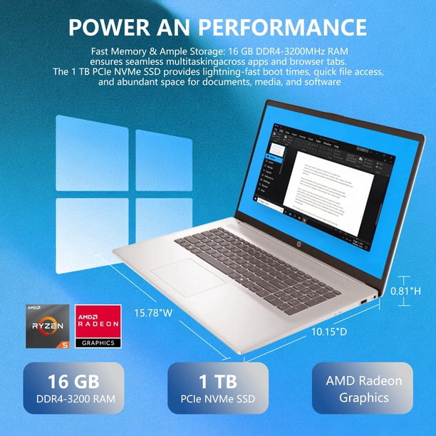 Laptop HP de 17.3