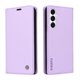 thumbnail image 3 of Funda Billetera de Cuero para Samsung Galaxy A26 con Tarjetero y Soporte - Tapa Magnética Morado, 3 of 6