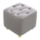 thumbnail image 5 of Taburete para pies Reposapiés Asiento acolchado Taburete otomano antideslizante estable Taburete pequeño para vestidor Entrada Guardería Sofá Hogar , gris, 5 of 5