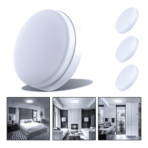 Genérico - 3 Foco Plafon Frameless Led Techo Sobrepuesto 48W Luz Fria