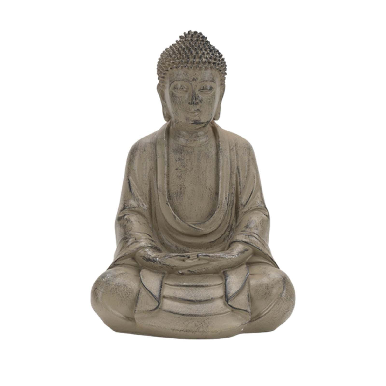 Magideal - Estatua De Buda, Escultura De Resina, Artesanía, Obra De Arte, Adorno De Buda Fengshui, Escultura De Buda Para Escritorio, Oficina, Decoración De Jard Estilo A