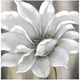 thumbnail image 1 of Cuadro Decorativo Flor Gris 80 x 80, 1 of 5