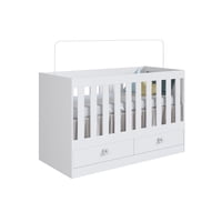 Kidscool - Cuna Multifuncional New Amore 3 En 1 Blanco