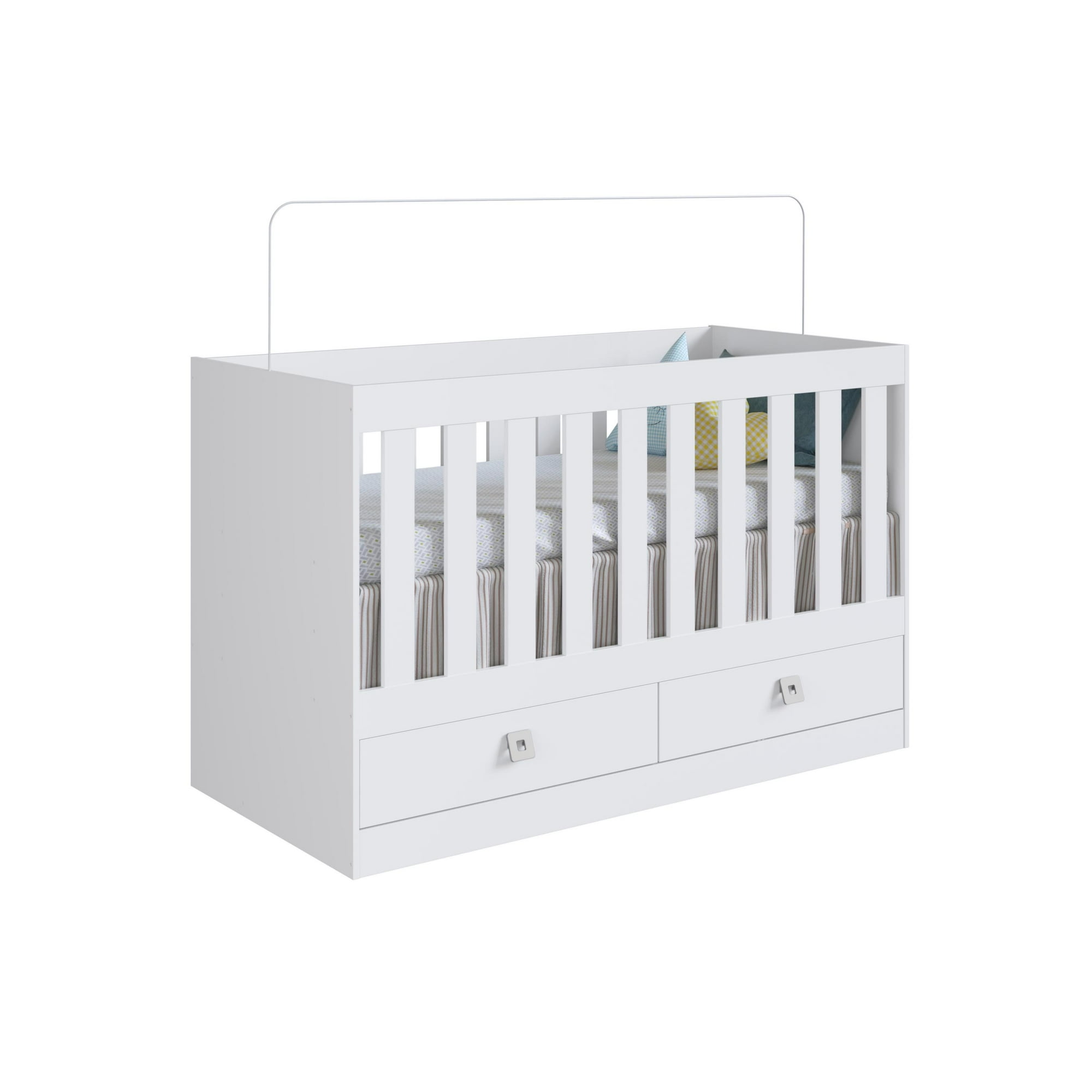 Kidscool - Cuna Multifuncional New Amore 3 En 1 Blanco