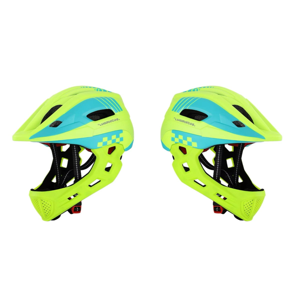 Casco Integral Infantil Bici 2 En 1 Con Luz Neue Lubabycas