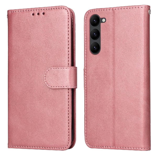 Funda Billetera para Samsung Galaxy S23 con Porta Tarjetas y Soporte Ajustable Rosa