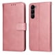 thumbnail image 1 of Funda Billetera para Samsung Galaxy S23 con Porta Tarjetas y Soporte Ajustable Rosa, 1 of 5