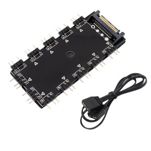 Bothyi - Interfaz De Concentrador Argb Splitter 5V 3Pin Con Cable De Extensión Para Controlador Led