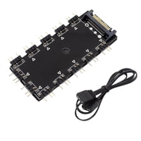 Bothyi - Interfaz De Concentrador Argb Splitter 5V 3Pin Con Cable De Extensión Para Controlador Led