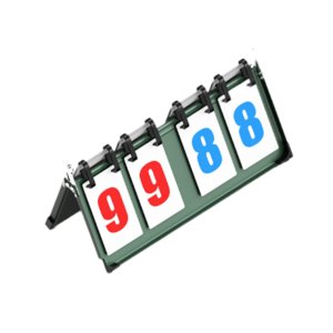 Ioensy - Marcador Deportivo Tabla De Puntuación Flip Para Tenis De Mesa Baloncesto Voleibol Número De 4 Dígitos