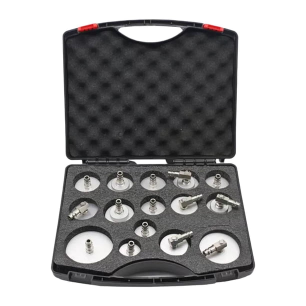 Adaptador de purga de líquido de frenos para automóvil, juego de adaptador de cilindro maestro, fácil de usar, conexión rápida, práctico para camión