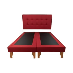 Diseños Valestrini - Cama Super Lino Rojo