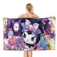 thumbnail image 1 of Kuromi Toalla de playa de secado rápido con diseño temático, regalo para mujeres y niñas, ideal para cumpleaños, fans, amantes de la música, uso en la playa o al aire libre, 78 × 180 cm, 1 of 6