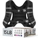 thumbnail image 1 of Chaleco pesado Zeerun de 6,8 kg para mujeres y hombres de 15 libras con reflectante, 1 of 8