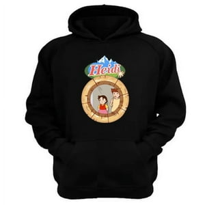 Genérico - Polerón Canguro Niña De Las Montañas Negro Talla L Unisex