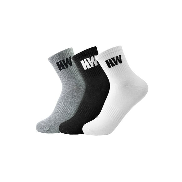 Tripack Calcetines HW Algodón Tobillero Hombre