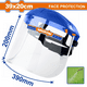 thumbnail image 1 of Careta Mascara De Seguridad Transparente Wadfow Wfd1308, 1 of 7
