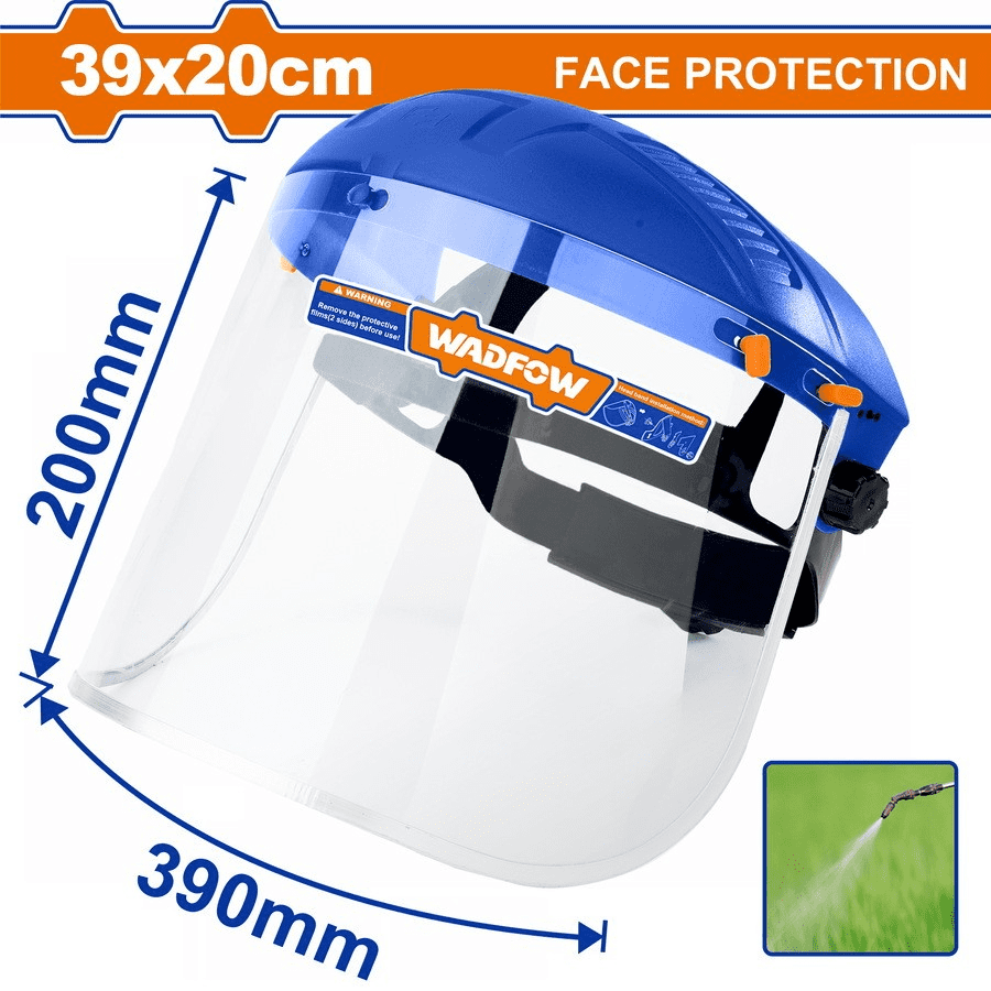 Careta Mascara De Seguridad Transparente Wadfow Wfd1308