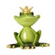 thumbnail image 4 of Resina Animal Yoga Figuras De Rana Artesanía Verde Hogar Jardín Corona, 4 of 5