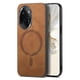 thumbnail image 1 of Magnetic Slim Case for Honor 100 Pro with Camera Guard & Anti-Scratch Back Brown, 1 of 6
