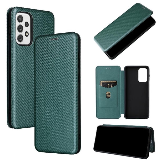 Funda Flip para FOXDOCK Samsung Galaxy A73 5G - Funda magnética de negocios, funda protectora delgada