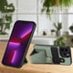 thumbnail image 5 of Funda Resistente para iPhone 13 Pro con Tarjetero y Soporte, Diseño Magnético Verde, 5 of 5