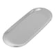thumbnail image 1 of Bandeja Ovalada De 23 Metalica Acero Inoxidable Comida, 1 of 2