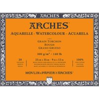 Block Acuarela Arches 300Gr Grano Grueso 20 Hojas 23 X 31 Cm
