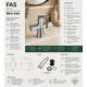 thumbnail image 3 of Monoblock Llave Grifo Para Lavatorio Modelo Novella Marca FAS, 3 of 8