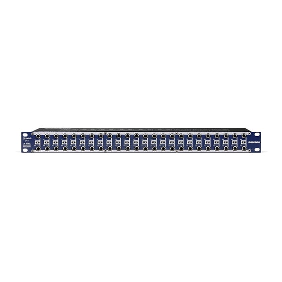 Teléfono Audio Patch Bay Samson S-Patch Plus de 48 puntos con 1/4 pulgadas