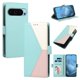 thumbnail image 1 of Funda Cartera Tricolor para Google Pixel 10/10 Pro 5G con Ranuras, Verde, 1 of 6